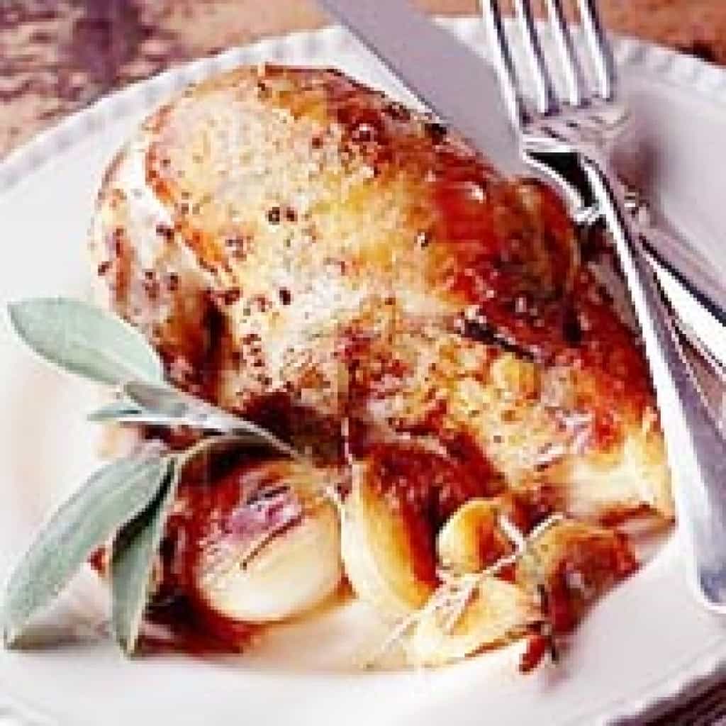 Poche's Stuffed Chicken Breast with Shrimp